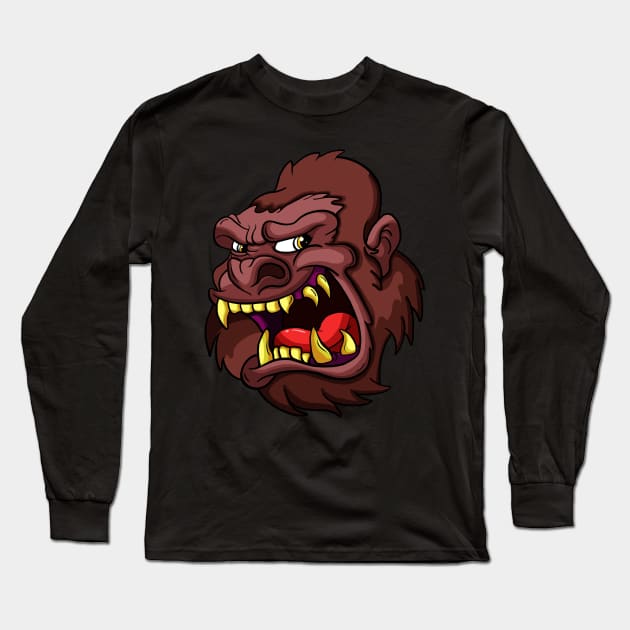 Going Bananas Long Sleeve T-Shirt by TheArtOfStevenG